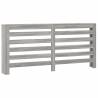 Radiator Cover Grey Sonoma 175x20x82 cm | Engineered Wood