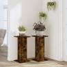 Plant Stands 2 pcs Smoked Oak | Durable & Stylish Design