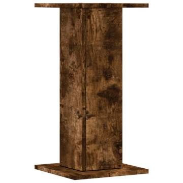 Plant Stands 2 pcs Smoked Oak | Durable & Stylish Design