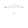 Garden Parasol with Steel Pole - White 324x324 cm | HipoMarket