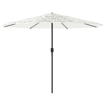 Garden Parasol with Steel Pole - White 324x324 cm | HipoMarket