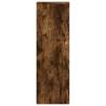 Stylish 2 pcs Smoked Oak Plant Stands - Engineered Wood