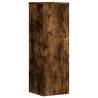 Stylish 2 pcs Smoked Oak Plant Stands - Engineered Wood