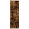 Stylish 2 pcs Smoked Oak Plant Stands - Engineered Wood