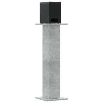 Concrete Grey Speaker Stands - Durable & Stylish 2 pcs | HipoMarket