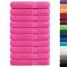 Premium Sauna Towels SOLUND - 10 pcs Pink 80x200 cm | Hipo Market