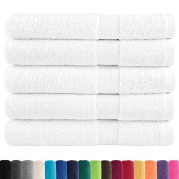 Premium Sauna Towels SOLUND - 25pcs White 80x200cm 600gsm