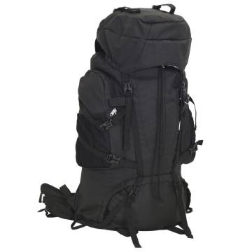 Hiking Backpack Black 80L - Durable Oxford Fabric | HipoMarket