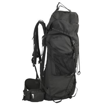 Hiking Backpack Black 80L - Durable Oxford Fabric | HipoMarket