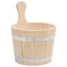 Sauna Bucket and Ladle Set | Solid Pine Wood - HipoMarket