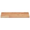 Floating Shelves (2 pcs) - Solid Acacia Wood, 60x30 cm