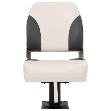 Boat Seat with Pedestal - 360° Rotatable for Comfort & Durability