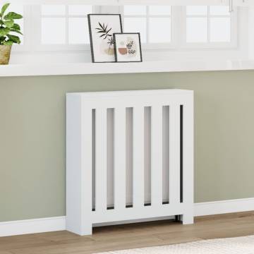 Stylish White Radiator Cover 78x20x82 cm | Hipomarket