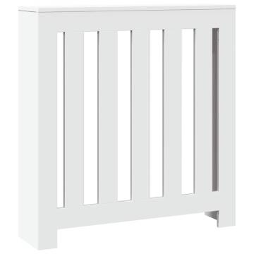 Stylish White Radiator Cover 78x20x82 cm | Hipomarket