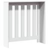 Stylish White Radiator Cover 78x20x82 cm | Hipomarket