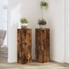  Plant Stand 2pcs Smoked Oak 25x25x80 cm Engineered Wood Colour smoked oak Size 25 x 25 x 80 cm Quantity in Package 2 