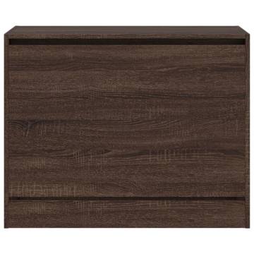 Shoe Cabinet Brown Oak - Compact & Stylish | Hipomarket