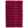  Premium Sauna Towels SOLUND 10pcs Bordeaux 80x200cm 600gsm Colour bordeaux Size 80 x 200 cm Quantity in Package 10 