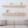  Wall Shelves 2 pcs 110x12x9 cm Solid Wood Pine Colour natural Size 110 x 12 x 9 cm Quantity in Package 1 Number of Pieces 