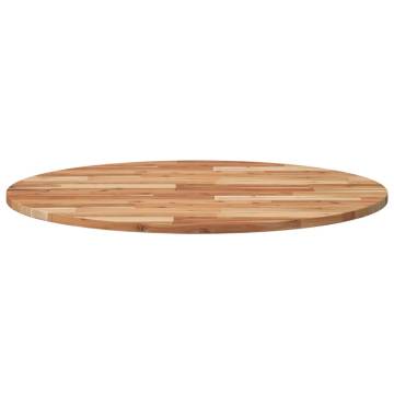 Buy Solid Wood Acacia Round Table Top Ø90x2 cm - Hipomarket