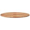 Buy Solid Wood Acacia Round Table Top Ø90x2 cm - Hipomarket