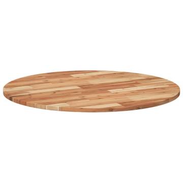 Buy Solid Wood Acacia Round Table Top Ø90x2 cm - Hipomarket