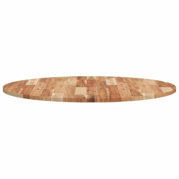 Buy Solid Wood Acacia Round Table Top Ø90x2 cm - Hipomarket