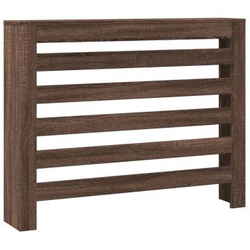 Radiator Cover Brown Oak - Stylish Wood Design | HipoMarket