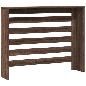 Radiator Cover Brown Oak - Stylish Wood Design | HipoMarket