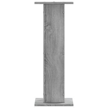 Stylish Grey Sonoma Speaker Stands - Elevate Your Audio Experience