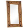 Mirror Solid Acacia Wood 50x80 cm - Vintage Charm