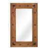 Mirror Solid Acacia Wood 50x80 cm - Vintage Charm