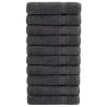  Premium Hand Towels SOLUND 10pcs Anthracite 50x100cm 600gsm Colour anthracite Size 50 x 100 cm Quantity in Package 10 