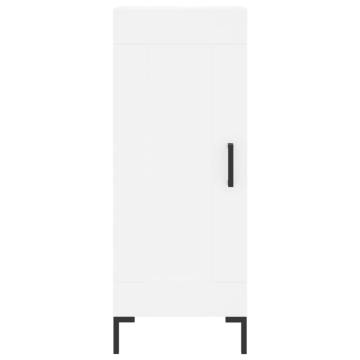 Elegant Highboard White 34.5x34x180 cm | Hipomarket UK