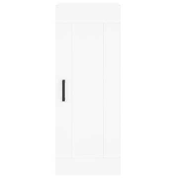 Elegant Highboard White 34.5x34x180 cm | Hipomarket UK