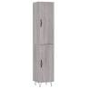 Highboard Grey Sonoma - Stylish Storage Solution | Hipomarket