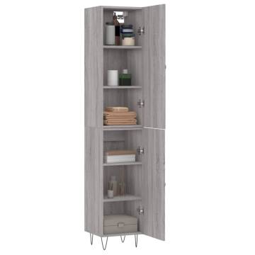 Highboard Grey Sonoma - Stylish Storage Solution | Hipomarket