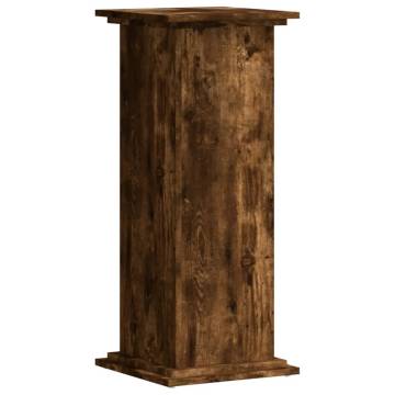 Plant Stand Smoked Oak 33x33x80 cm - Stylish & Durable