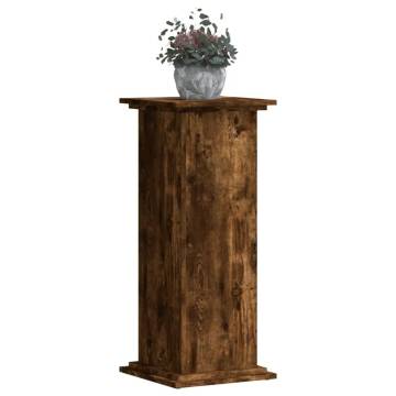 Plant Stand Smoked Oak 33x33x80 cm - Stylish & Durable