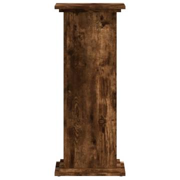 Plant Stand Smoked Oak 33x33x80 cm - Stylish & Durable