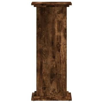 Plant Stand Smoked Oak 33x33x80 cm - Stylish & Durable