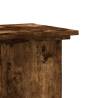 Plant Stand Smoked Oak 33x33x80 cm - Stylish & Durable