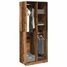  Wardrobe Old Wood 80x50x200 cm Engineered Wood Colour old wood Size 80 x 50 x 200 cm Quantity in Package 1 Amount 2 shelves 