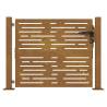 Garden Gate 105x80 cm - Corten Steel Square Design