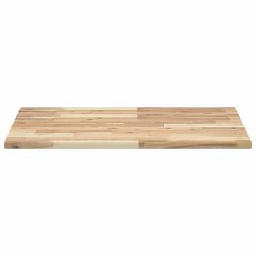 Rectangular Solid Wood Acacia Table Top - 100x60 cm