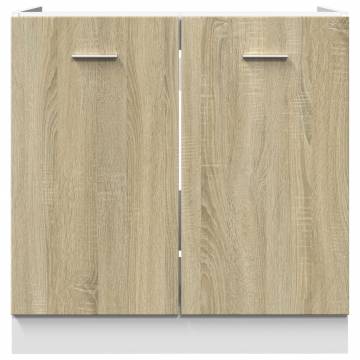 Sonoma Oak Bottom Cabinet - 80x46x81.5 cm | HipoMarket