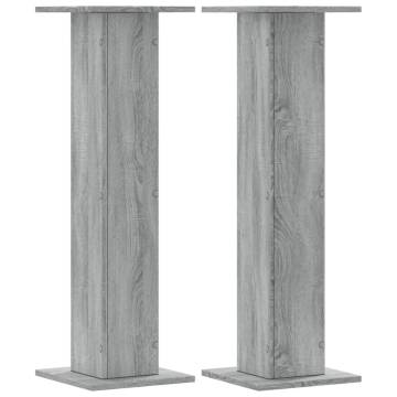 Plant Stands 2 pcs Grey Sonoma - 30x30x95 cm | HipoMarket