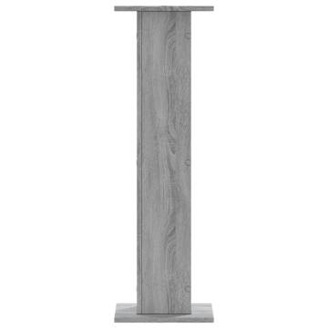 Plant Stands 2 pcs Grey Sonoma - 30x30x95 cm | HipoMarket