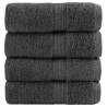  Premium Guest Towels SOLUND 4pcs Anthracite 30x50cm 600gsm Colour anthracite Size 30 x 50 cm Quantity in Package 4 