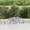 Arched Gabion Baskets 4 pcs 300x30x40/60 cm Galvanised Iron Size 300 x 30 x 40/60 cm Quantity in Package 4 